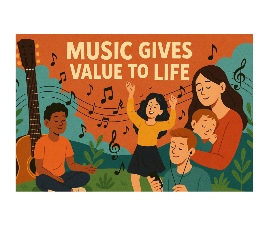 Đây là nhưng giá trị là âm nhạc và nhạc cụ mang lại 